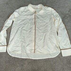 Women's Ecru Button Down